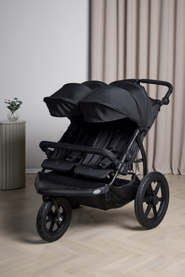 Beemoo Activity Twin Geschwisterwagen, Schwarz