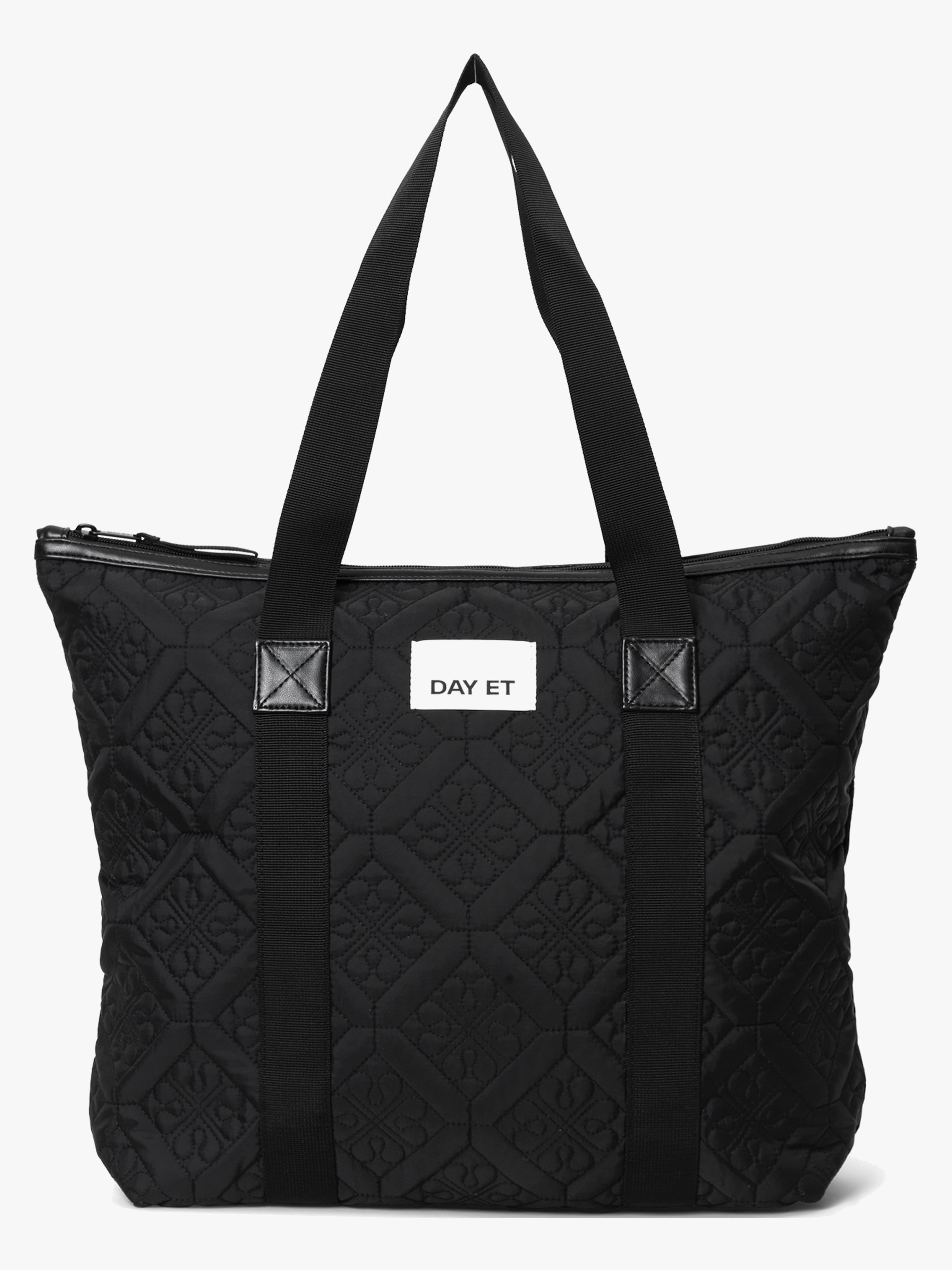 DAY ET Gweneth Floral Quilt Skötväska M, Black