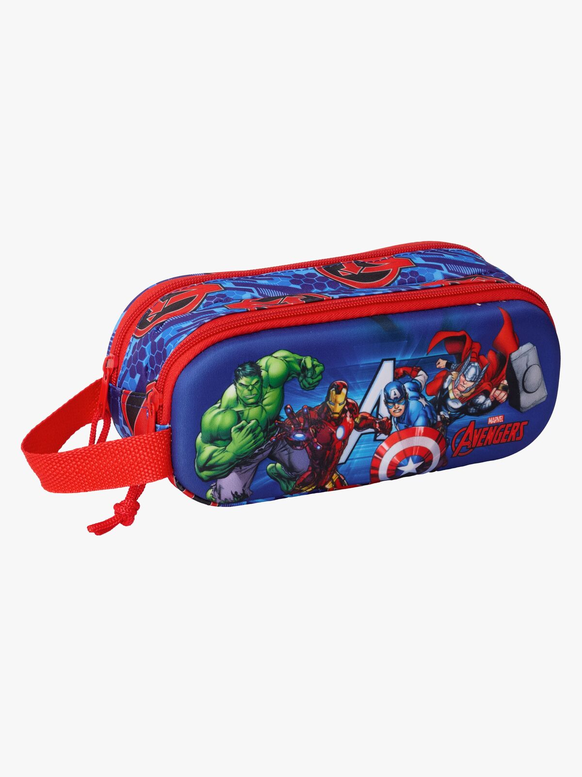 Marvel Avengers 3D Dubbelpennfodral, Blå