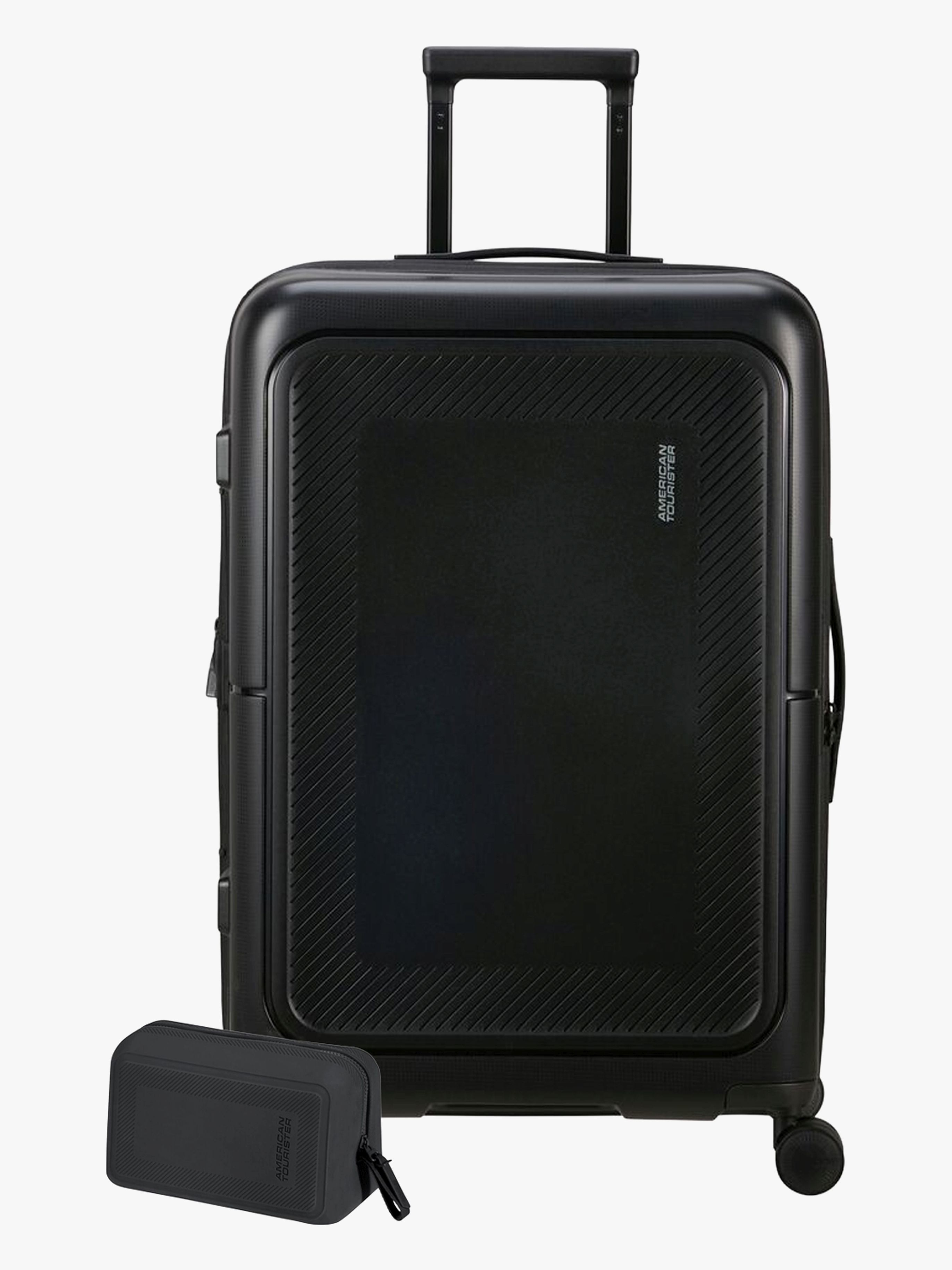 American Tourister Dashpop Resväska 76-84L &  Necessär POP, True Black