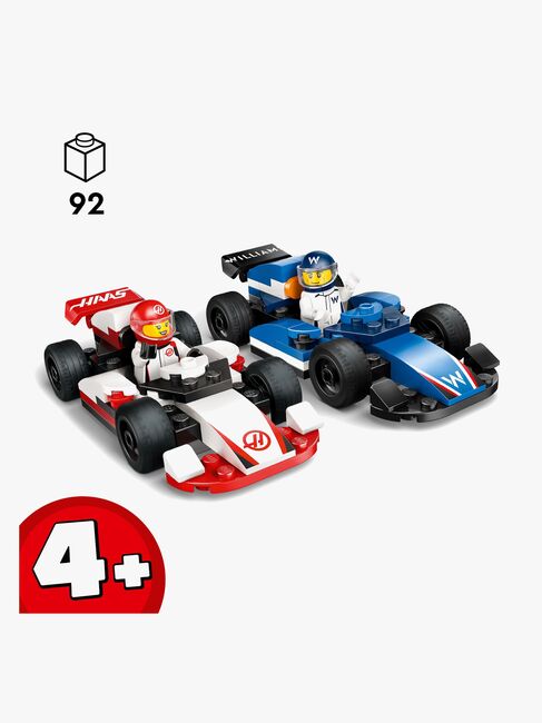 LEGO City 60464 F1 Williams Racing & Haas F1 racerbilar