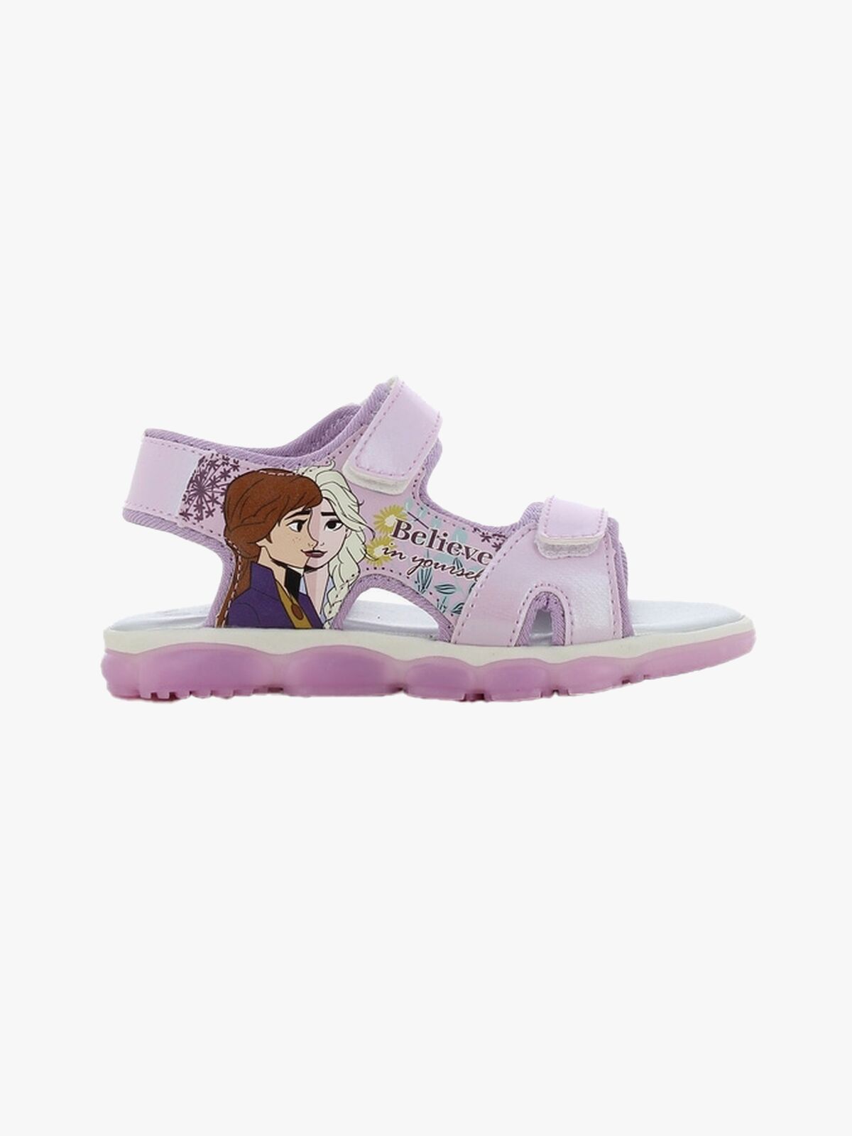 Disney Frozen Blinkande Sandaler, Lilac