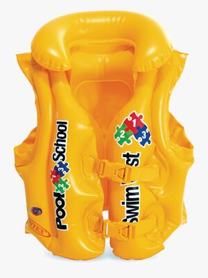 Intex Pool School Deluxe Schwimmweste, Gelb