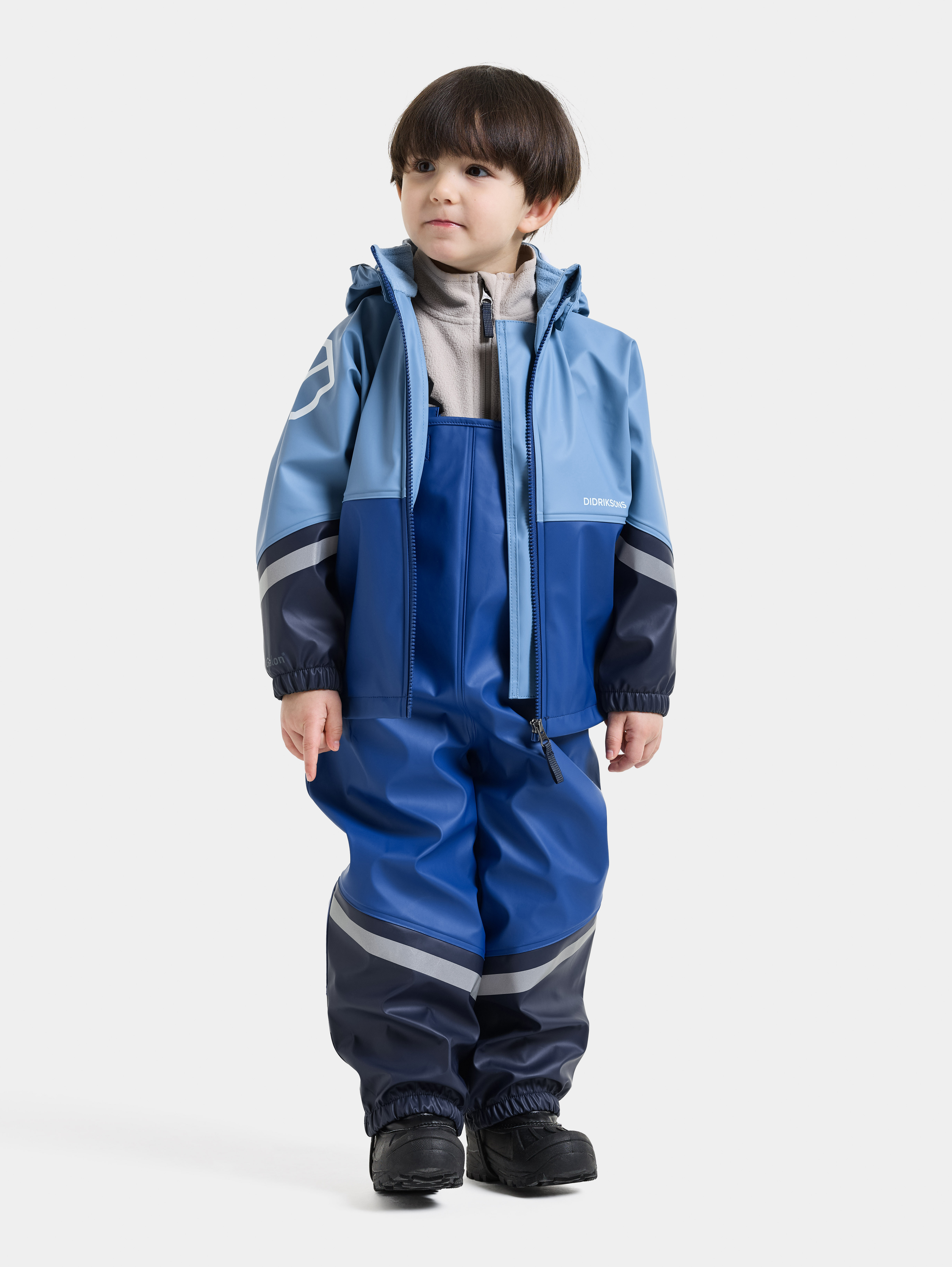 Didriksons Waterman Regnställ, Winter Blue, 140