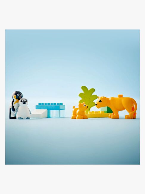 LEGO DUPLO Town 10442 Vilda djurfamiljer: Pingviner och lejon