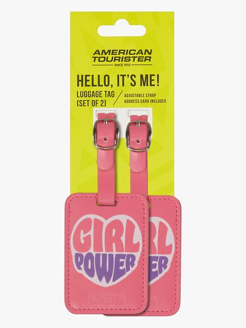 American Tourister Graphic Tags Bagagetag 2-Pack, Girl Power