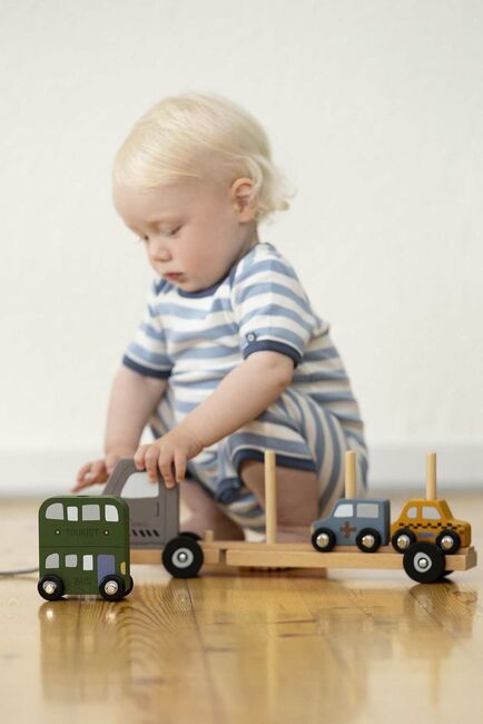 Smallstuff Pull-along Toy Car Transport