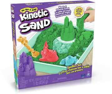Kinetic Sand Lekset Sandlåda Grön