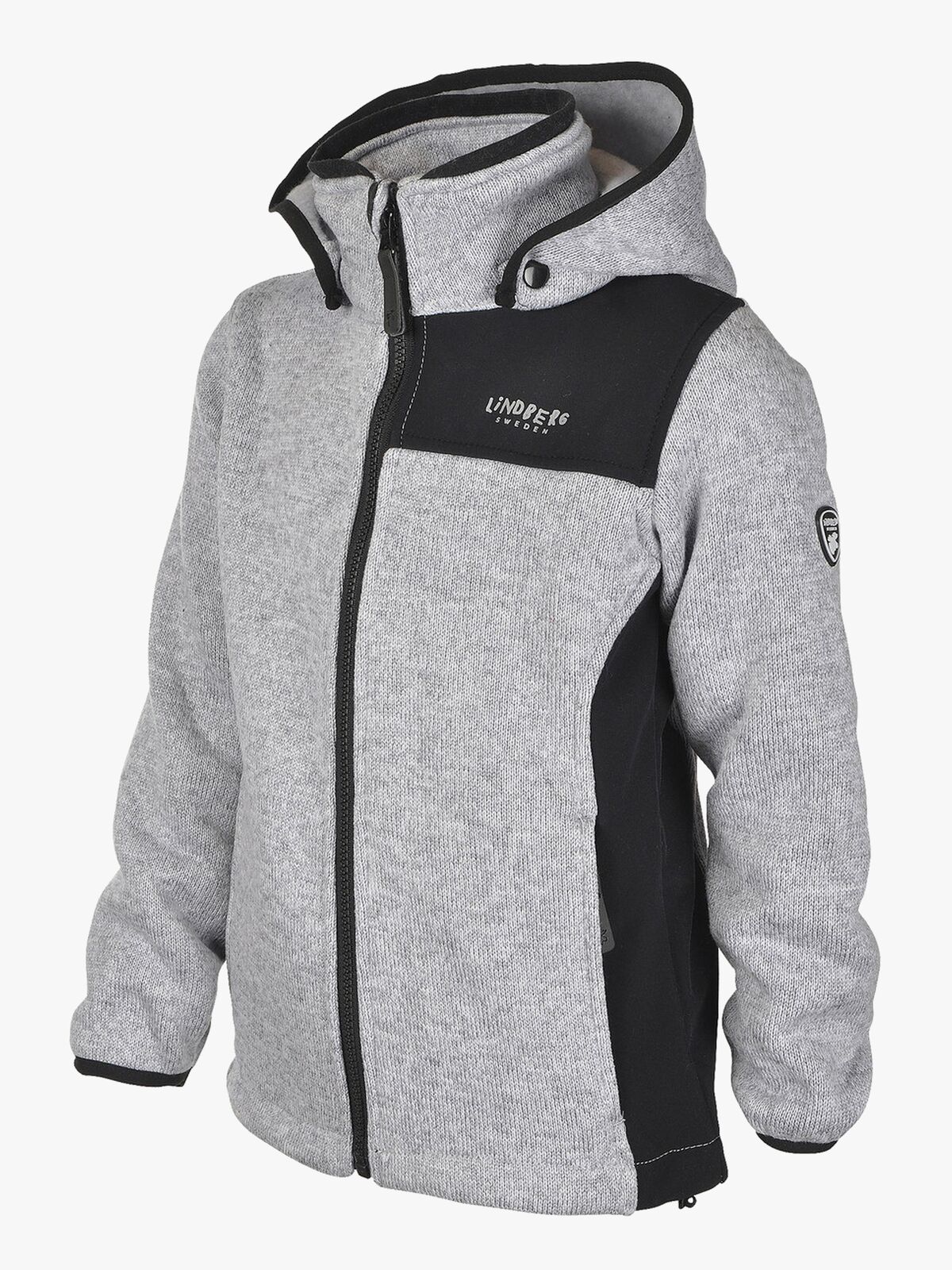 Lindberg Bormio Fleecejacka, Grey Melange