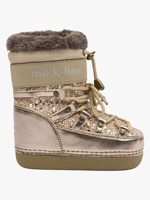Mikk-Line Glitter Winterstiefel, Champagne Glitter