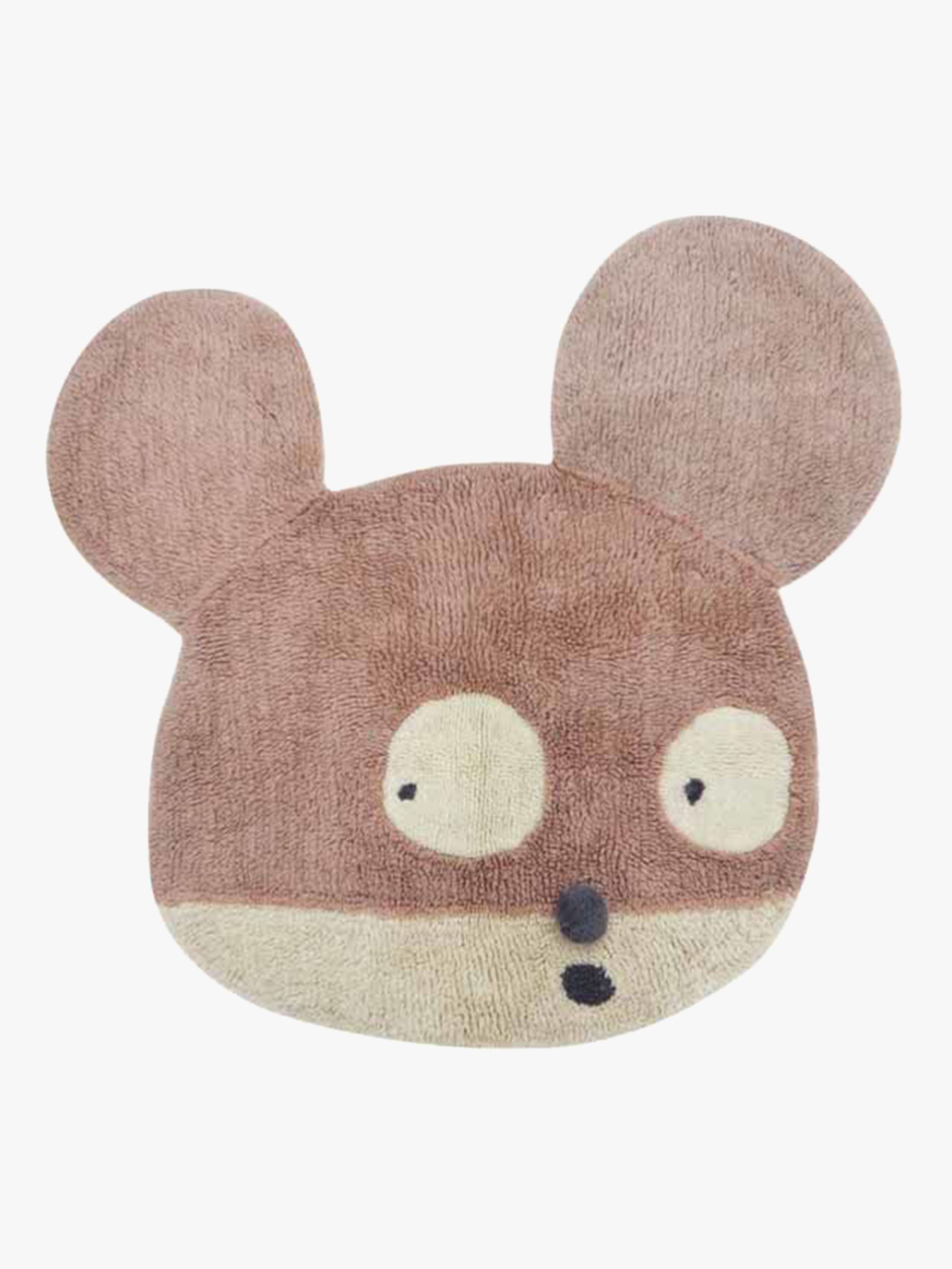 Lorena Canals Woolable Barnmatta 120 Miss Mighty Mouse, Rose
