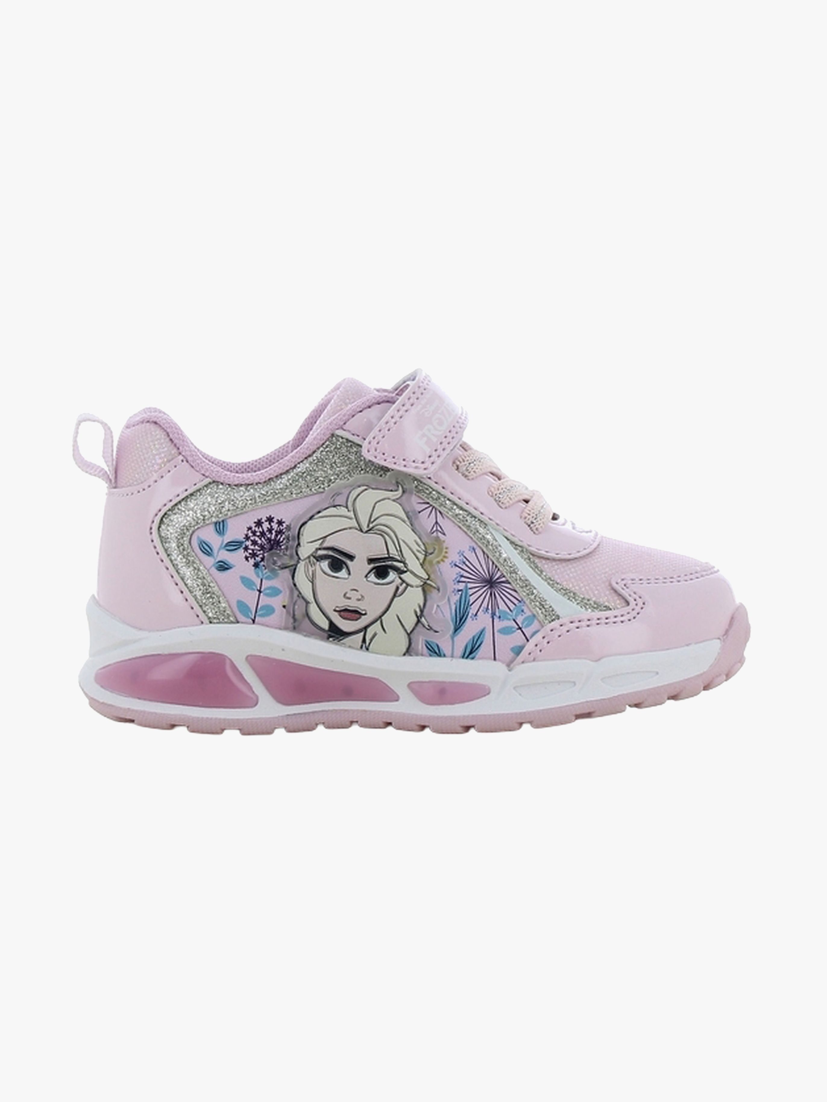 Disney Frozen Blinkande Sneakers, Lilac/Silver, 30