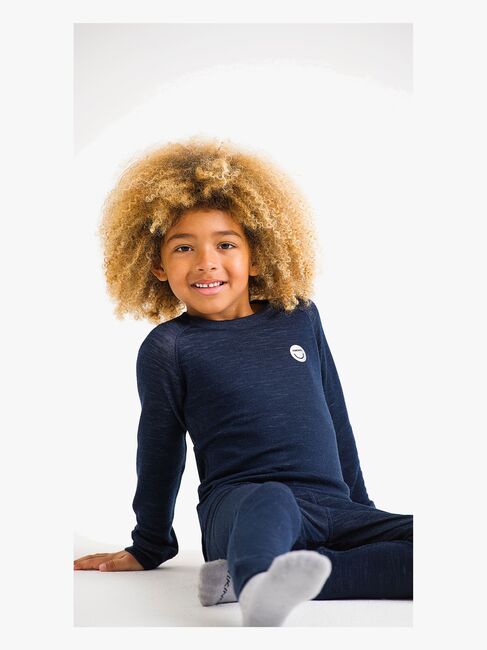 Viking Soft Merino Underställströja Merinomix, Navy