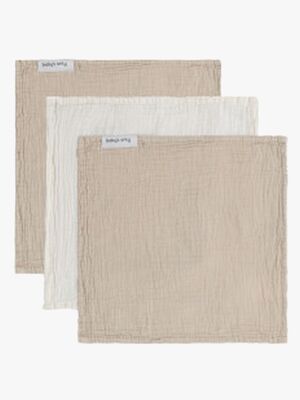 Baby's Only Tender Bomullsfilt 3-Pack, Beige/Linen