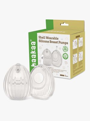 Haakaa Bärbar Bröstmjölksuppsamlare 120 ml 2-Pack
