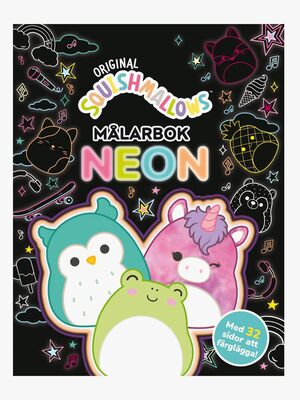 Squishmallows Målarbok Neon