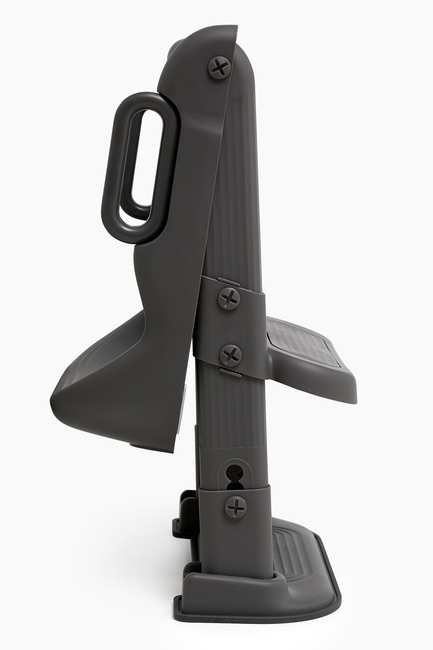 Beemoo CARE Assist Toalettsits med Stege, Deep Grey