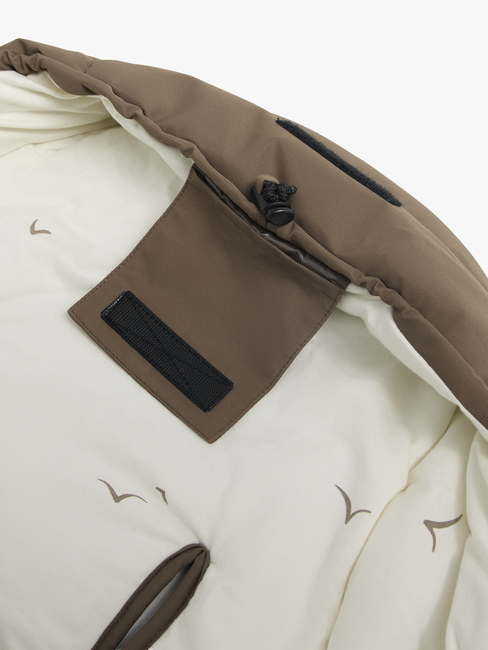 Beemoo Light Åkpåse inkl. Förlängning, Taupe Swallow