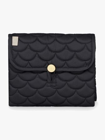 Cam Cam Quiltad Skötbädd, Black