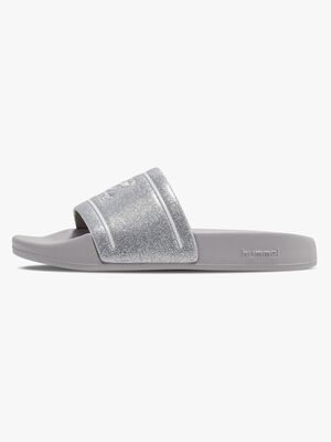 Hummel Pool Slide Glitter Jr Tofflor, Lunar Rock