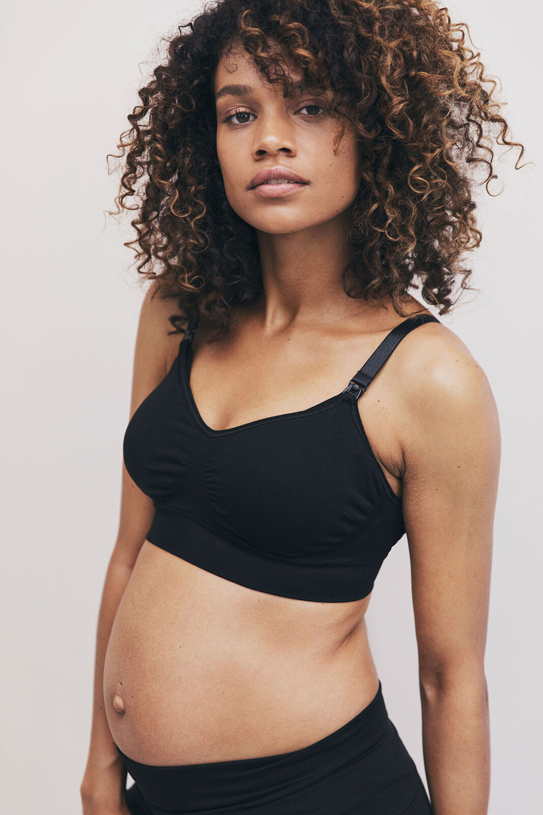 Boob Amnings-BH T-Shirt Fast Food Svart