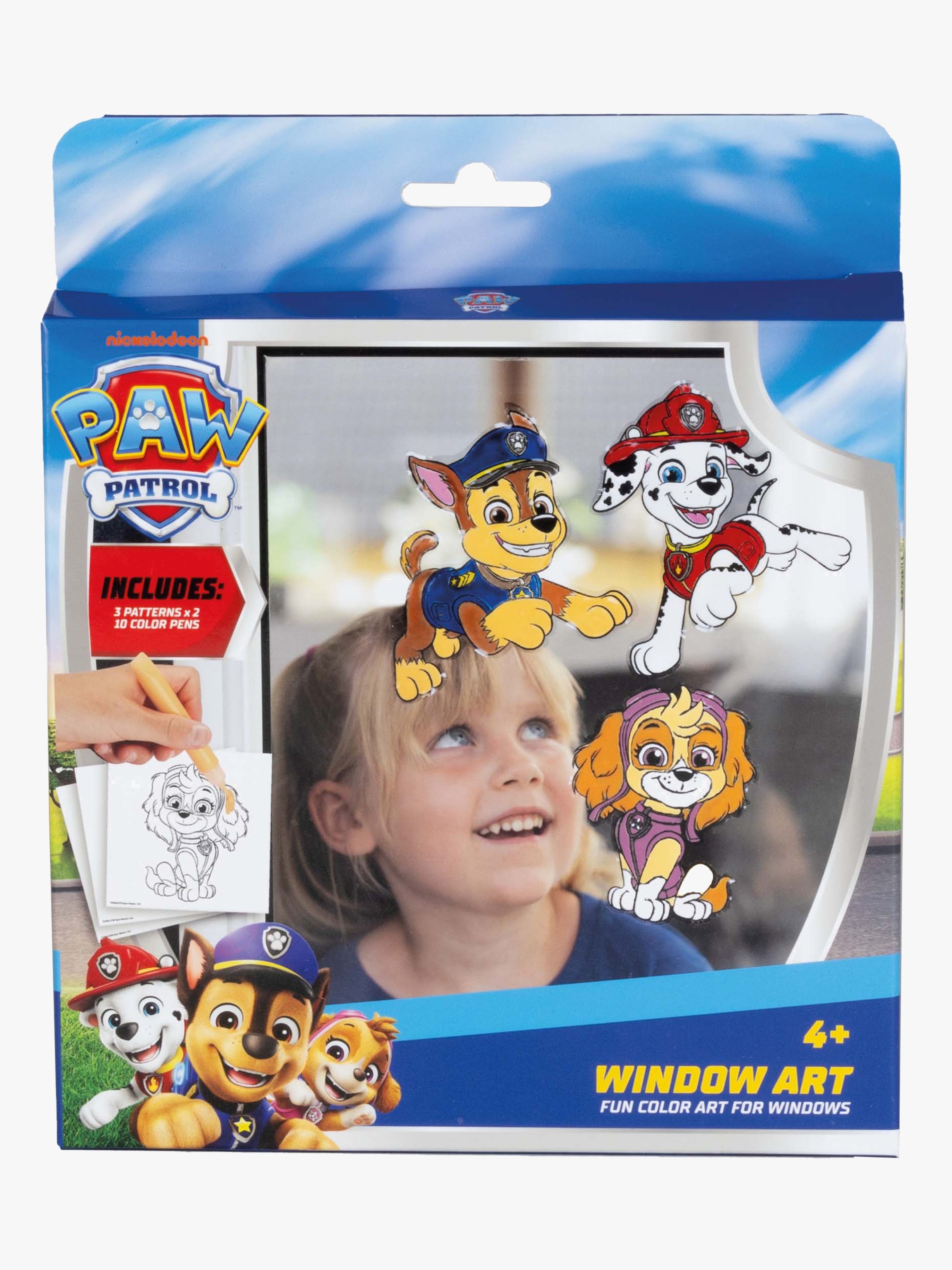 Paw Patrol Pysselset Vattenpärlor och Fönstermålning