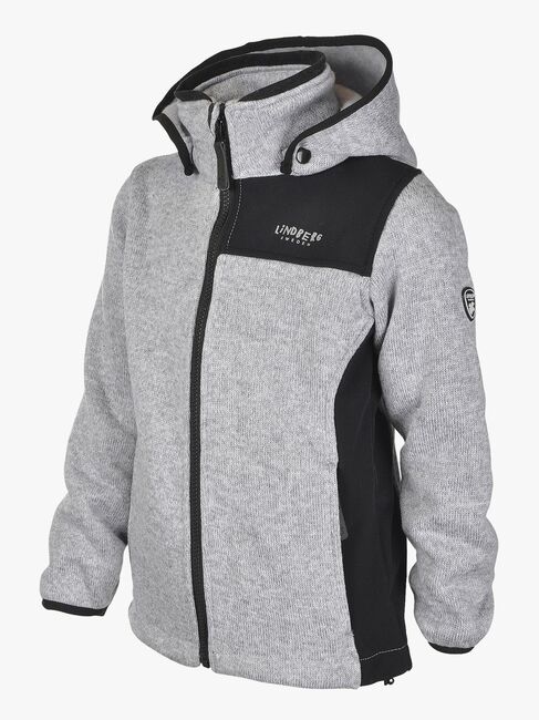 Lindberg Bormio Fleecejacka, Grey Melange