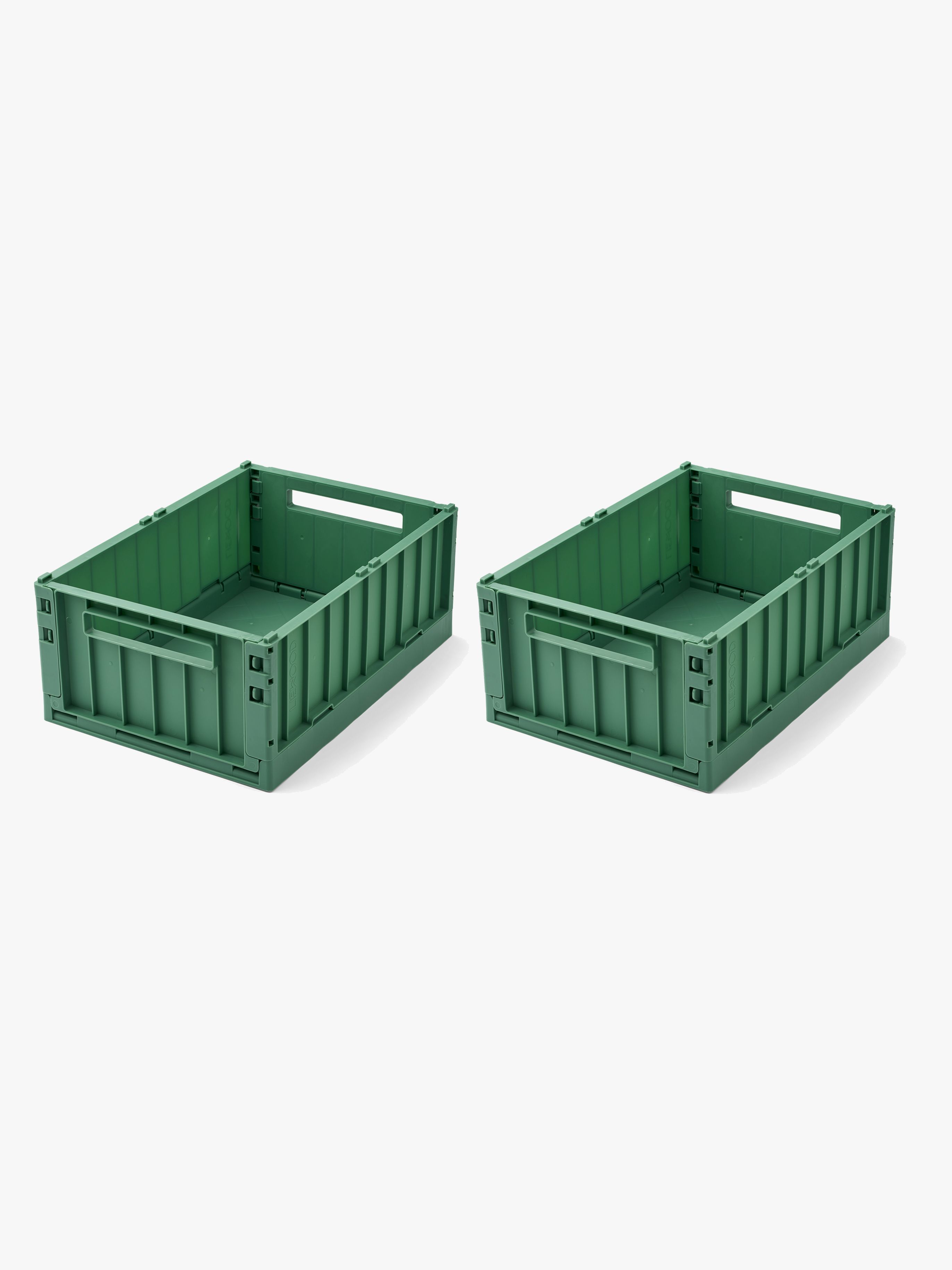 LIEWOOD Weston Förvaringslådor M 2-Pack, Dusty Ivy, Förvaring Barnrum