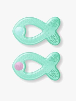 NUK Cool Teether Fish Beißring, Grün