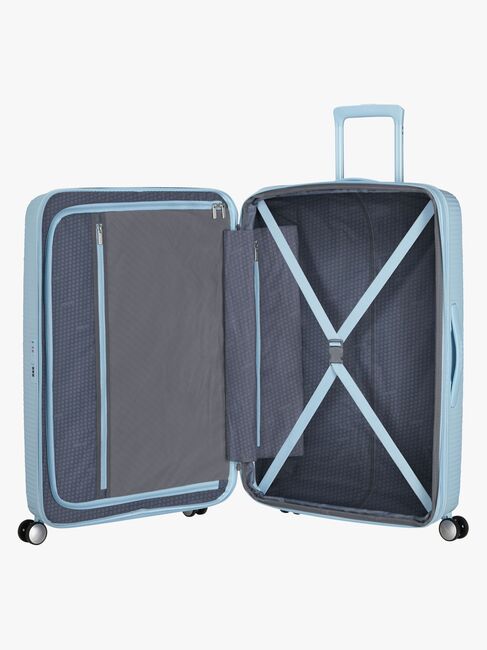 American Tourister Soundbox Spinner Resväska 97L, Pastel Blue