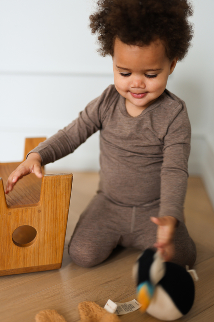 Mikk-Line Overall Merinoull, Melange Denver