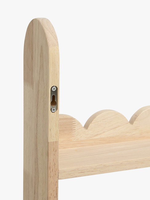Alice & Fox Dune  Vägghängt Bokställ, Natural Wood