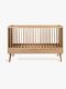 Quax FLOW Convertible Spjälsäng 70x140, Honey Ash