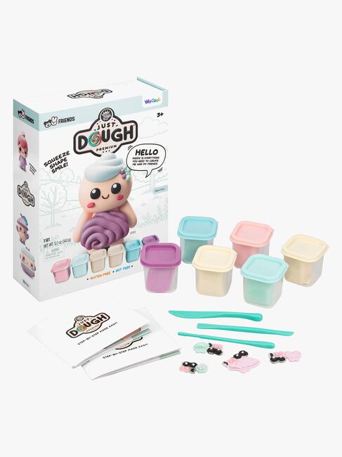 Just Dough Modellera Figur 57 g, 6-Pack