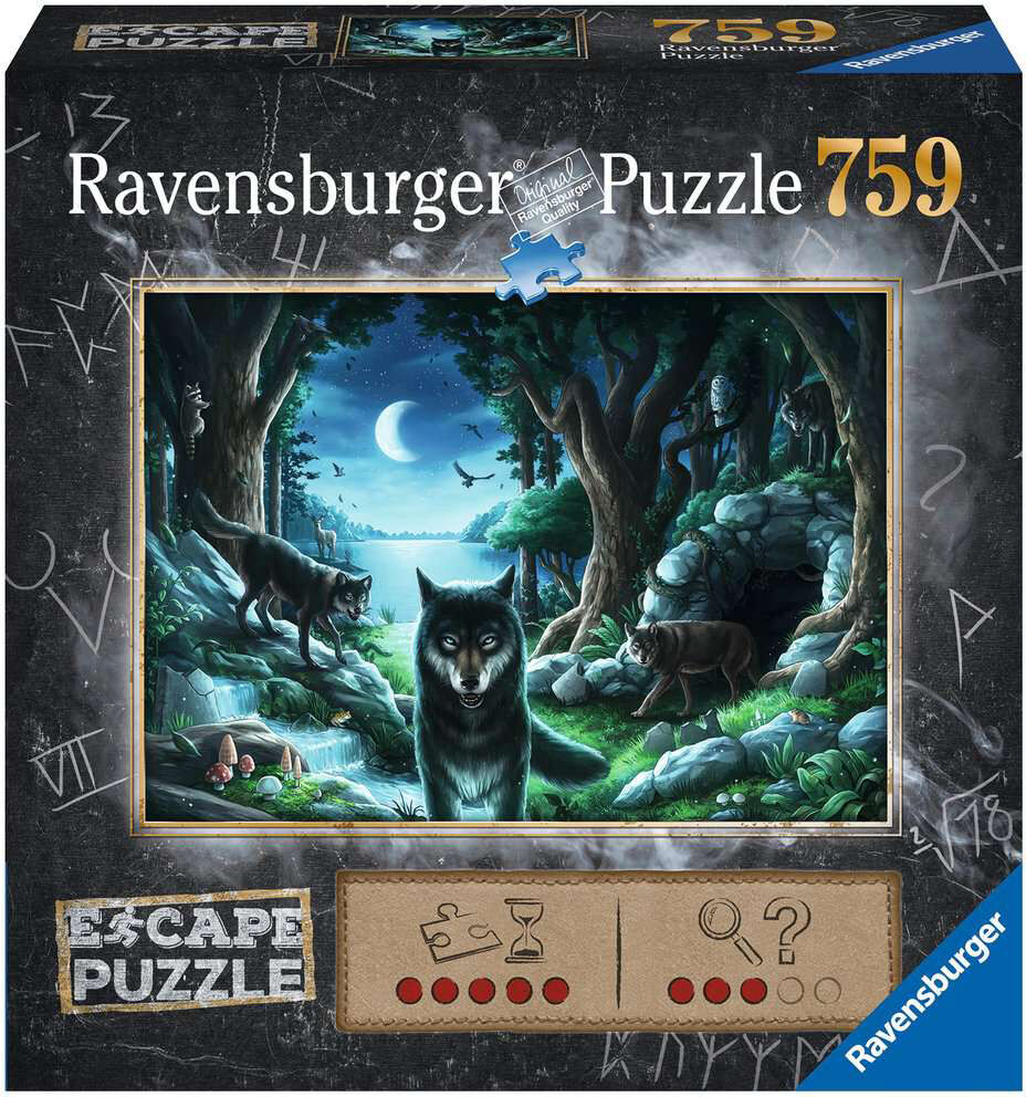 Ravensburger ESCAPE The Curse of The Wolves Pussel 759 Bitar