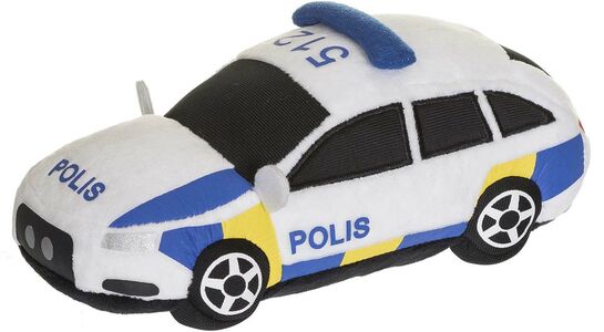 Teddykompaniet Gosedjur Svensk Polisbil 23 Cm