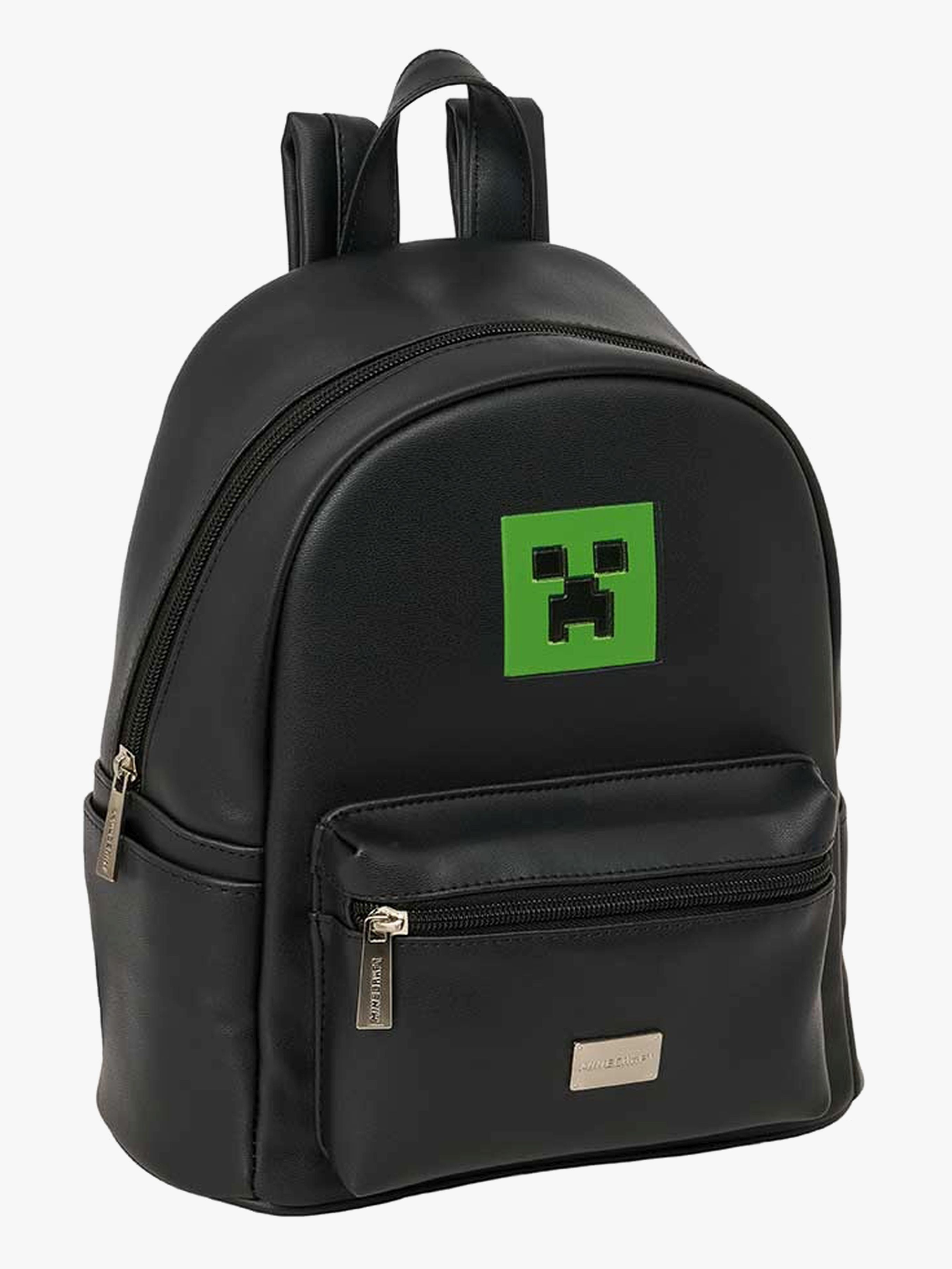 Minecraft Teen Mini Ryggsäck 8L, Grön/Svart