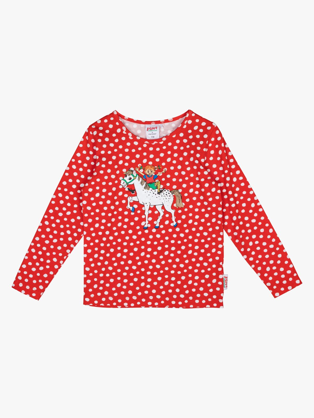 Pippi Långstrump  Långärmad Tröja, Red