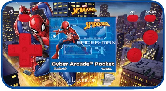Marvel Spider-Man Cyber Arcade Pocket, 150 Games Spelkonsol