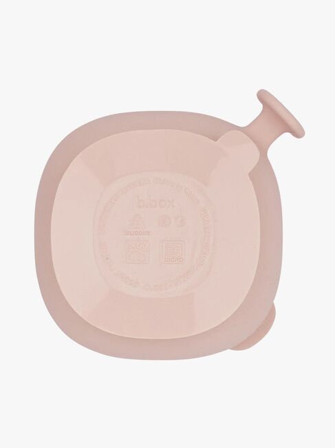 b.box Skål med Lock Silikon, Blush