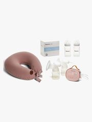 Beemoo CARE Dubbel Elektrisk Bröstpump Amningspaket, Ashes of Roses