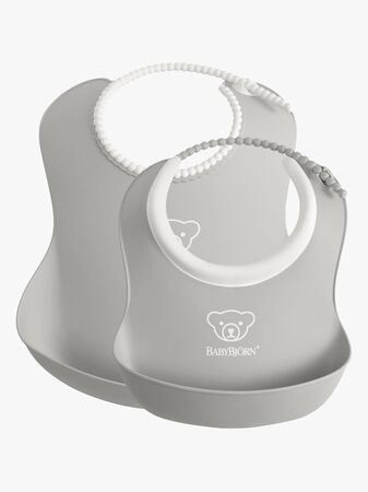 BabyBjörn Haklappsset 2-Pack, Grå