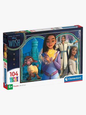 Clementoni Super Color Disney Wish Pussel 104 Bitar