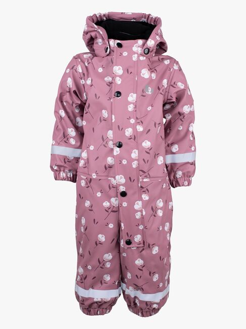 Lindberg Lekhyttan Fodrad Regnoverall, Dahlia/White