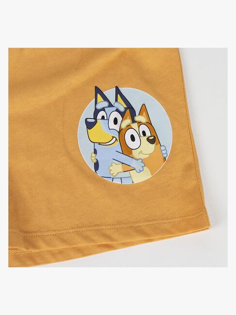 Bluey Pyjamas, Ljusblå/Orange