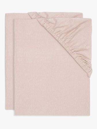 Jollein Dra-på-lakan 2-Pack 40x80, Wild Rose