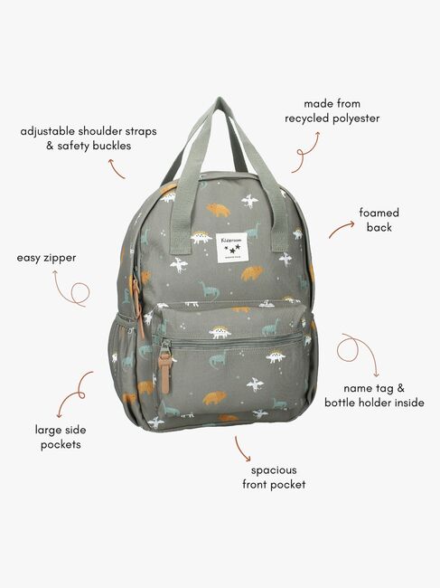 Kidzroom Ryggsäck Small Talk, Grön