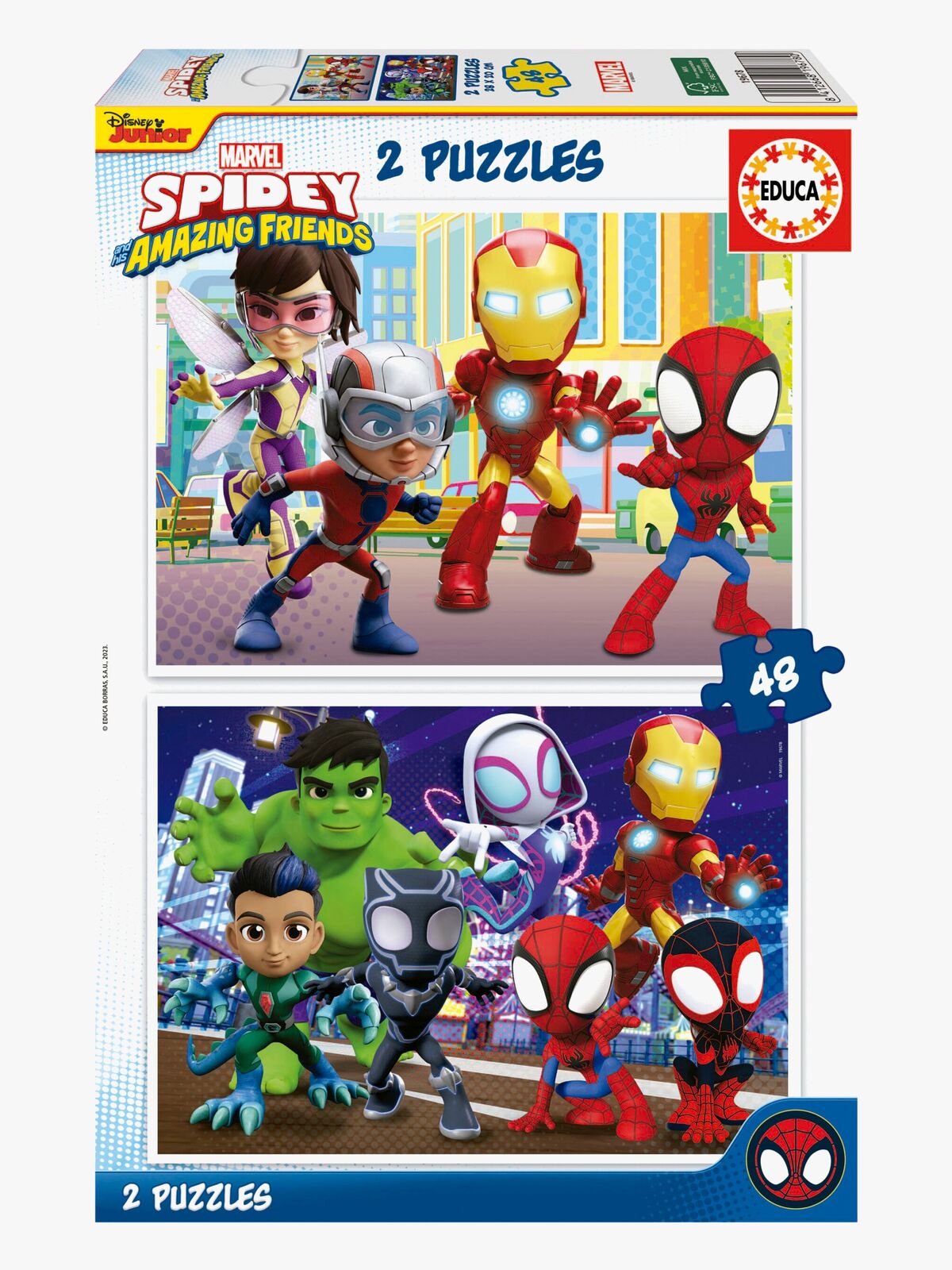 Educa Spidey and His Amazing Friends Pussel 2x48 Bitar