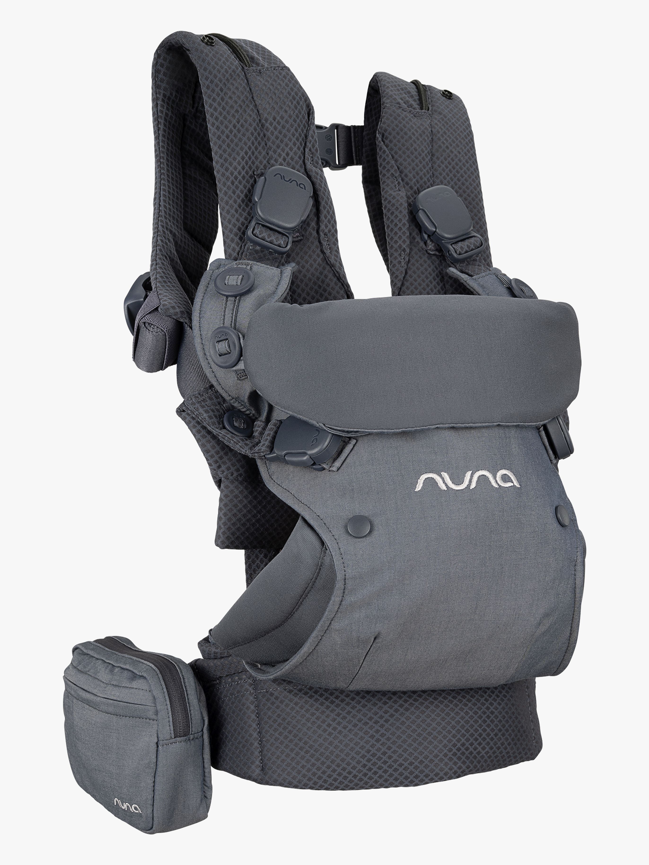Nuna Cudl Click Bärsele Denim – fyra positioner från nyfödd till 13,5 kg