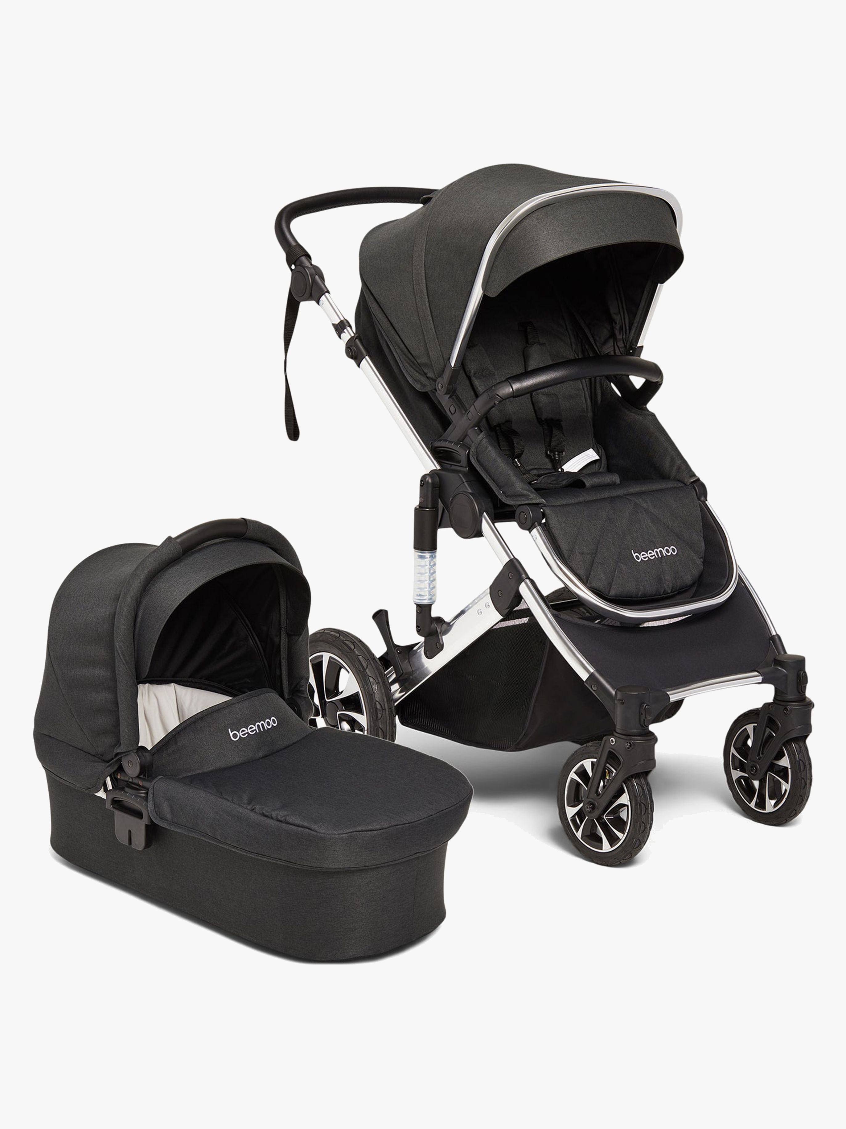 Beemoo Maxi 4 Duovagn, Black/Silver